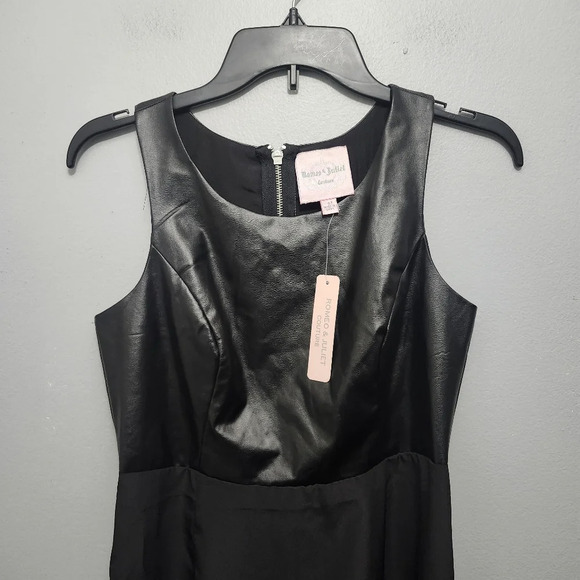 Romeo and Juliet couture women's high low black dress size S sleeveless … - Picture 2 of 9